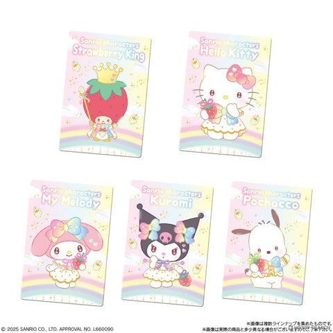 Bandai Galleta Wafer con Tarjeta de Sanrio 50th aniversario Fresa 12g