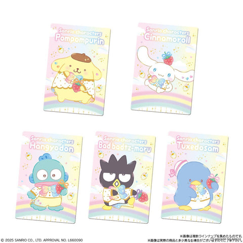 Bandai Galleta Wafer con Tarjeta de Sanrio 50th aniversario Fresa 12g