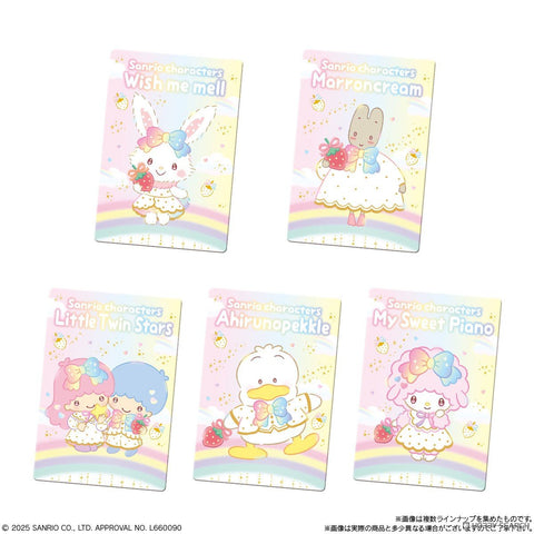 Bandai Galleta Wafer con Tarjeta de Sanrio 50th aniversario Fresa 12g