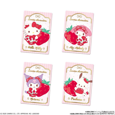 Bandai Galleta Wafer con Tarjeta de Sanrio 50th aniversario Fresa 12g