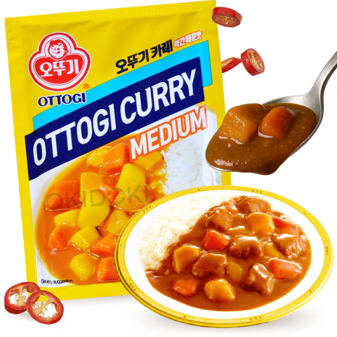Ottogi Koreaanse Instant Curry Medium Pittig 100g