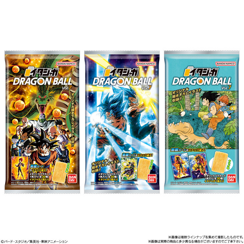 Bandai Itajaga Dragon Ball 7 Tarjeta con Galleta de Arroz 7g