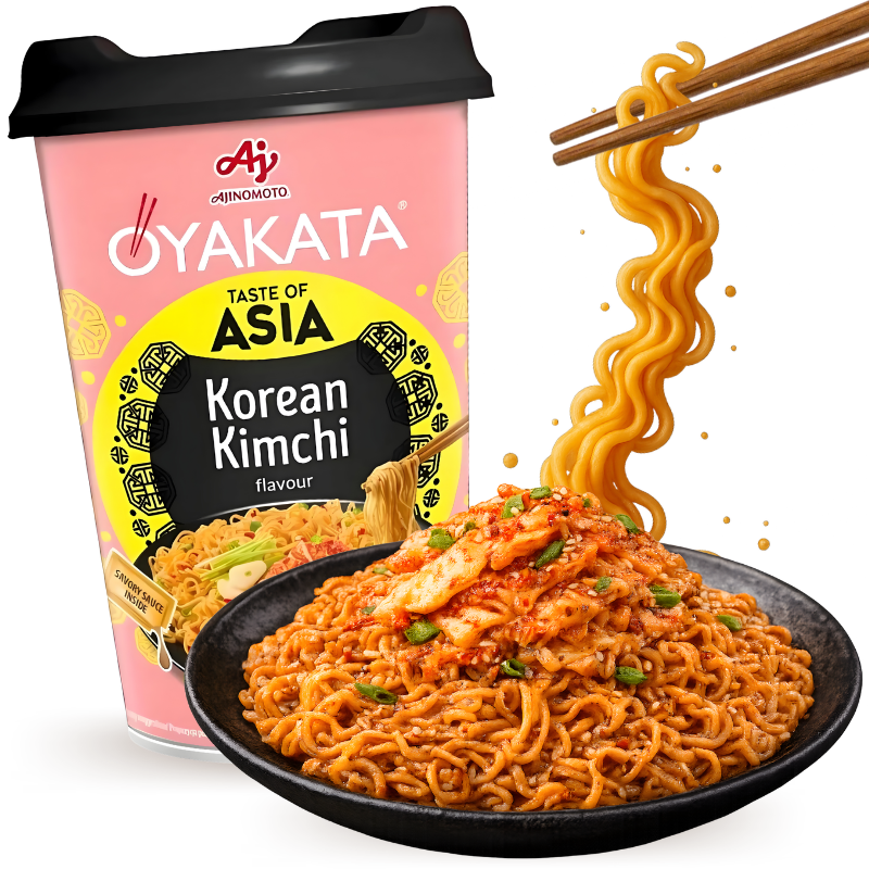 Ajinomoto Oyakata Korean Kimchi Flavor Yakisoba Cup 92g | OKIDOKI