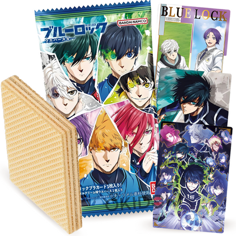 Bandai Blue Lock 4 Wafers con Tarjeta 14g