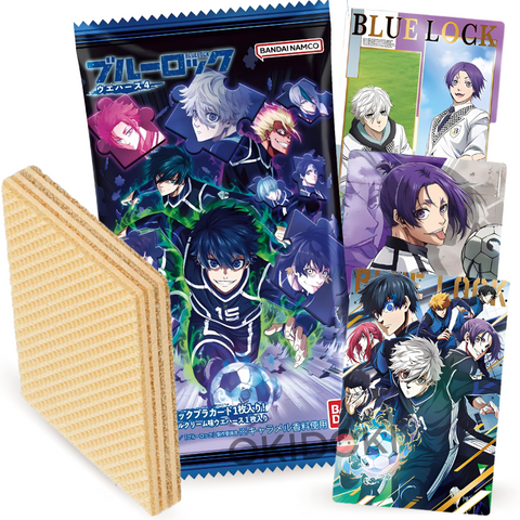 Bandai Blue Lock 4 Wafers con Tarjeta 14g