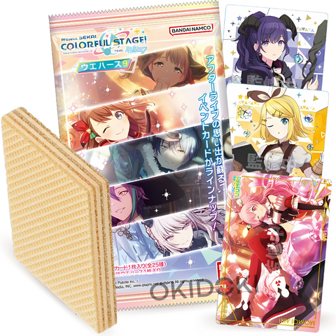 Bandai Colorful Stage feat Hatsune Miku 9 Wafers con Tarjeta 14g