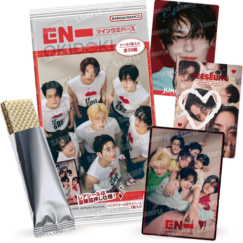 Bandai ENHYPEN Twin Wafer com Photocard 5,3g