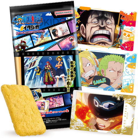 Bandai Itajaga One Piece Plamid Vol.4 Galleta con Tarjeta Coleccionable 7g