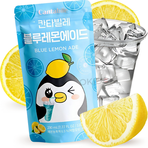 CANTABILE Korean Ice Cup Drink Blue Lemonade (Halal) 230ml