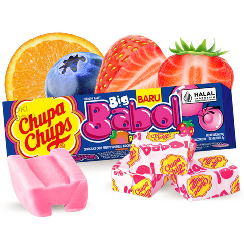 Chupa Chups Grote Babol Tutti Frutti Gom (Halal) 20g
