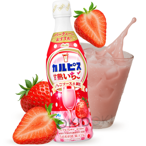 Calpis Refresco de Yogur Japonés Concentrado Sabor Fresa 470ml