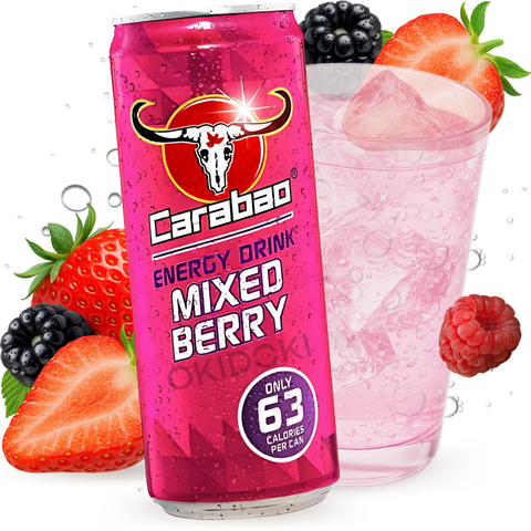 Carabao Carbonated Energy Drink Forest Fruits (Halal) 330ml