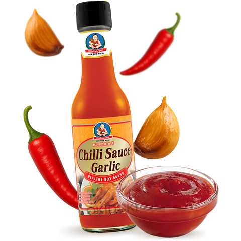 Dek Som Boon (Healthy Boy) Molho de Pimenta e Alho (Halal) 250ml