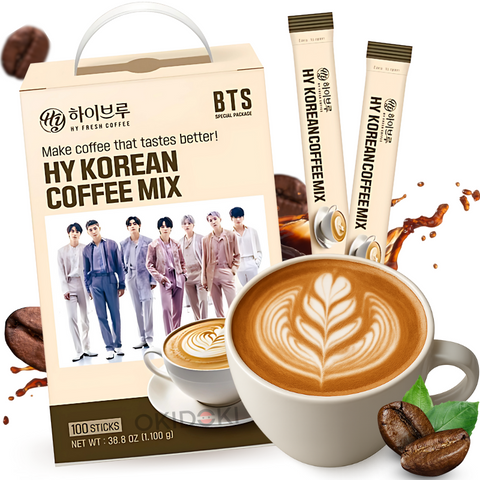 HY BTS Café Instantáneo Coreano (100uds) 1100g
