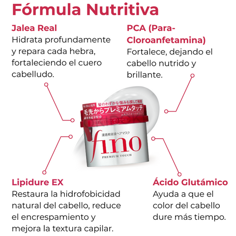 Shiseido 資生堂 Fino Mascarilla Capilar Japonés Serum Denso Premium Touch 230ml