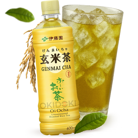 Itoen Oi Ocha Genmaicha Tea (Green Tea with Toasted Rice) (Unsweetened) 600ml