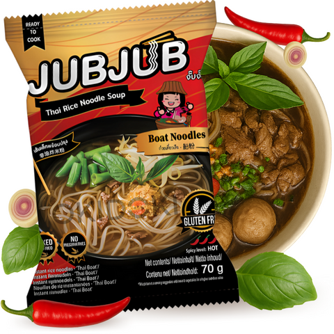 Jub Jub Thai Boat Rice Noodles (Gluten Free) 70g