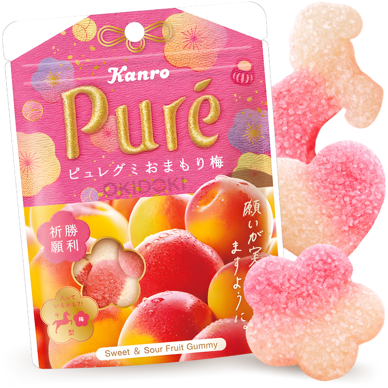 KanroPureGummySaborCiruela52g.