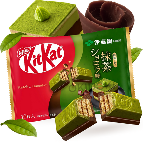 Itoen Matcha Chocolate Flavor Japanese Kit Kat 10 units 116g