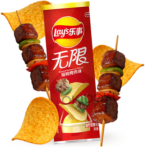 Lay's Patatas Fritas Sabor Barbacoa a la Parrilla 90g