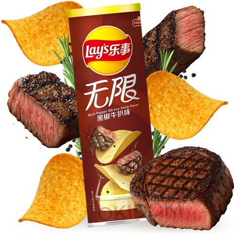 Lay's sabor Filete con Pimienta Negra 90g
