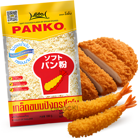 Farinha de rosca Lobo Panko estilo japonês 1kg