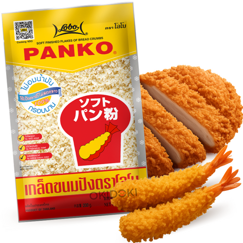 Farinha de rosca Lobo Panko estilo japonês 200g