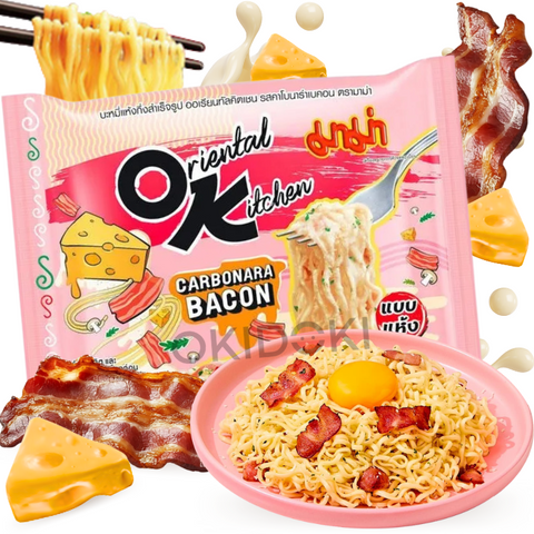 Mama Oriental Kitchen Fideos Salteados Sabor Carbonara Bacon 85g