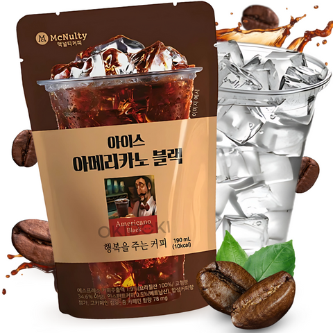 Mcnulty Bebida Ice Cup Café Ice Americano Negro (Halal) 190ml