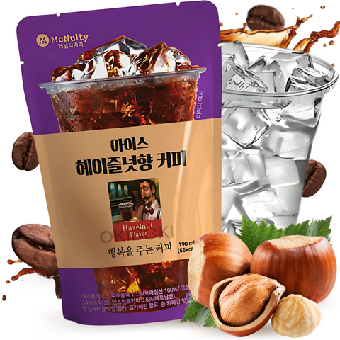 Mcnulty Bebida Ice Cup Café Ice Americano Sabor Avellana 190ml