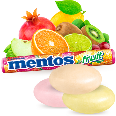 Mentos Rollo de Frutas (Halal) 29g