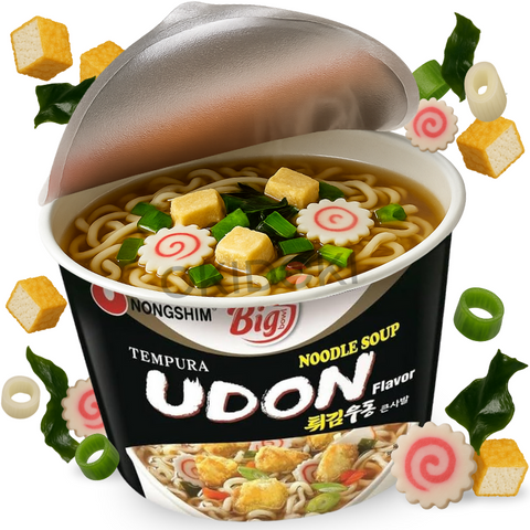 Nongshim Big Bowl Udon met Tempura 111g