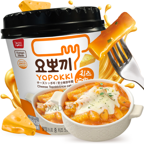 Yopokki Cup Queijo Tteokbokki Sabor Queijo 120g