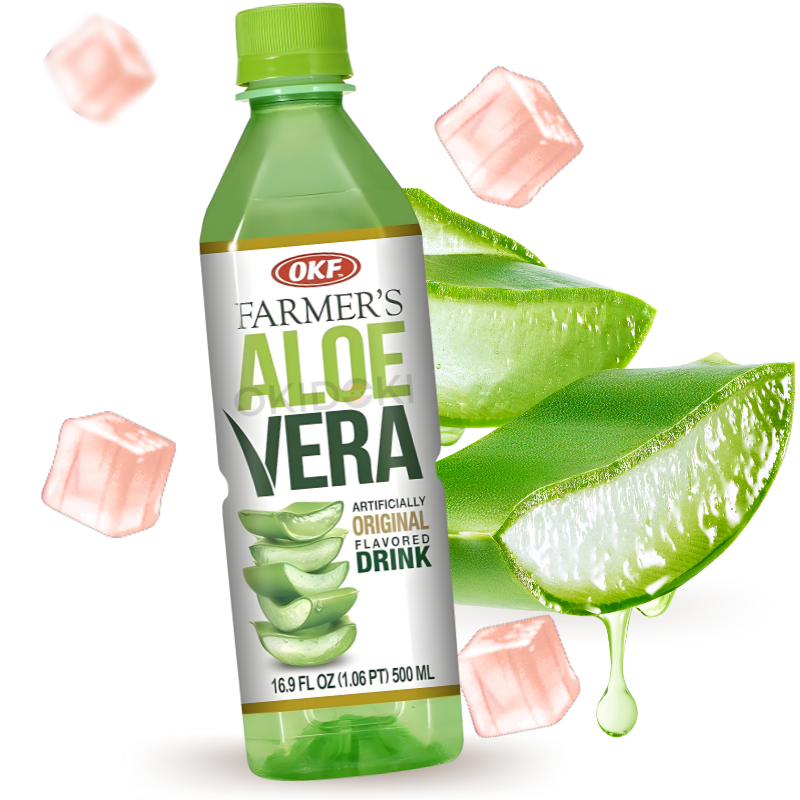 OKF Farmers Original Aloe Vera Drink 500ml | OKIDOKI Asian Market