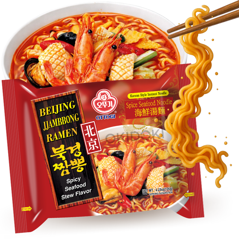 Ottogi Ramen Sabor Champong Pekín 120g | OKIDOKI Asian Market