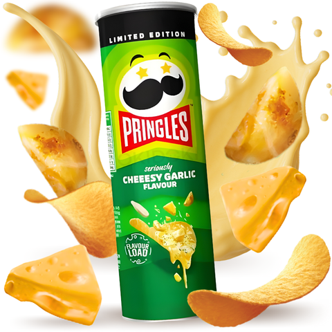 Pringles Sabor Ajo con Queso Intenso 110g