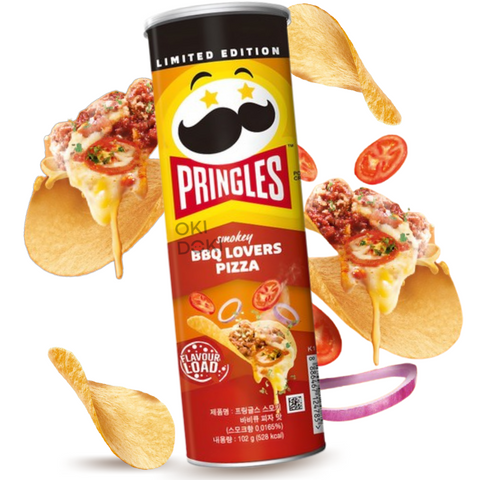 Pringles sabor Pizza BBQ Lovers 102g