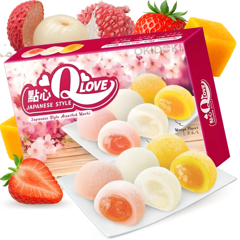 QLove Mochi Fruit Mix 180g | OKIDOKI Asian Market