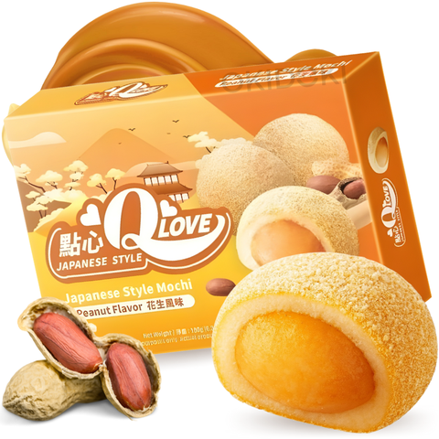 QLove Mochi Tradicional sabor Cacahuete 180g