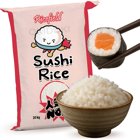Ricefield Arroz Para Sushi (Grano Redondo Japonica) 20kg
