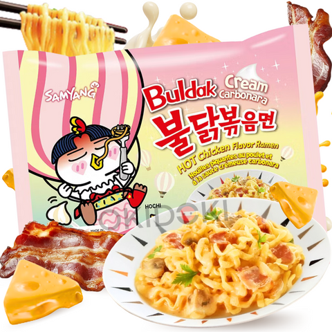 Samyang Buldak Hot Chicken Ramen Cream Carbonara (Halal) 140g