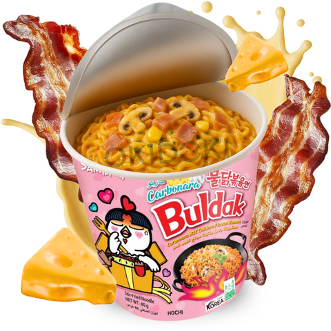 Samyang Cup Fideos Buldak Hot Chicken Carbonara (Halal) 80g