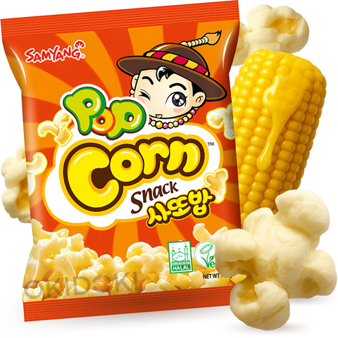 Samyang Popcorn Snacks (Vegan, Halal) 67g