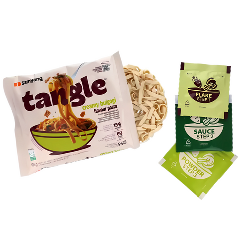 Samyang K-Pasta Tangle Tangluccine Sabor Bulgogi Cremoso (Halal) 105g