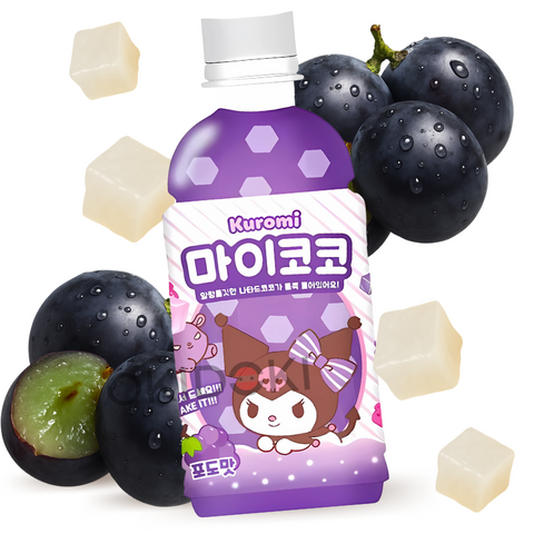 Sanrio Kuromi Bebida de Uva con Gelatina 340ml