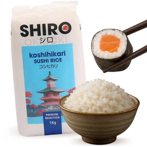 Shiro Arroz de Koshihikari para Sushi Premium 1kg