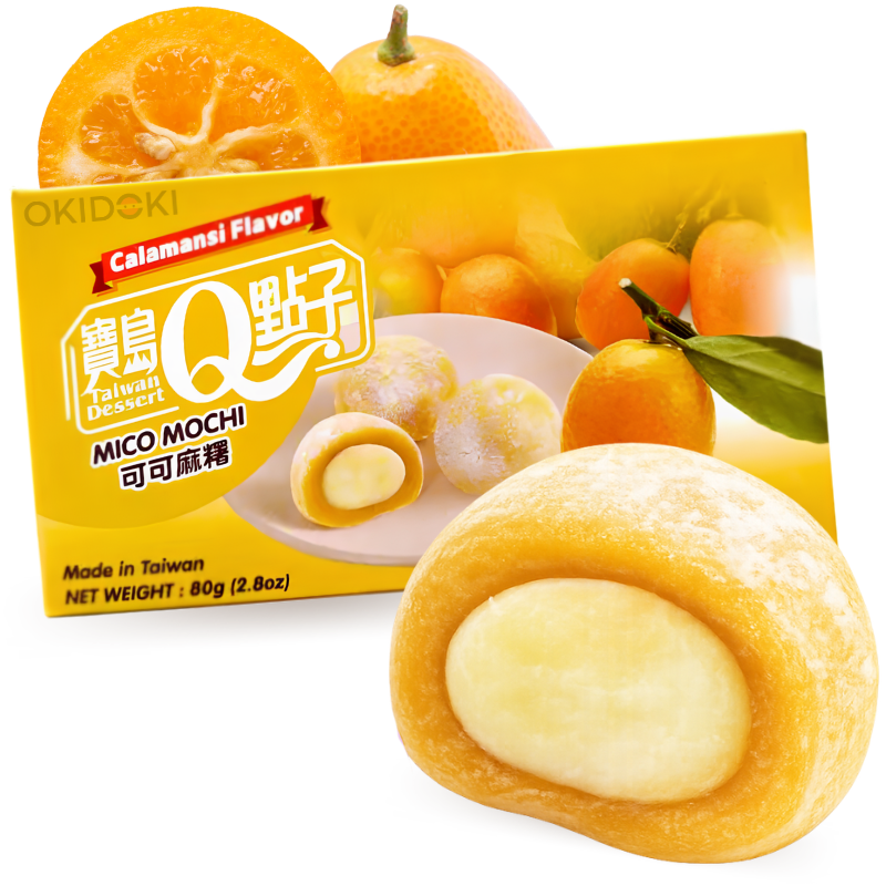 Taiwan Q Mochi with Calamansi Filling 80g | OKIDOKI Asian Market