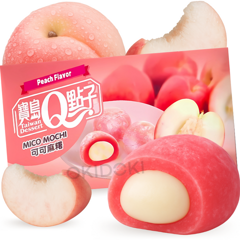 Taiwan Q Mochi de Cacao Melocotón (Lacto-Vegetariano) 8uds 80g