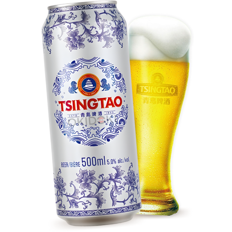 TsingTao Cerveza Alc. 5.0% (Edición de Lata Porcelana) 500ml