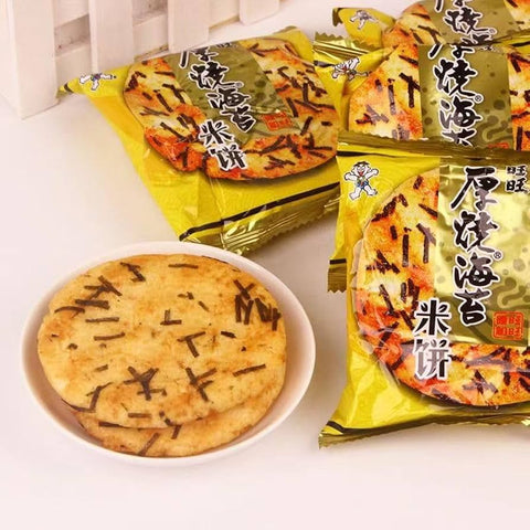 Want Want Galletas de Arroz con Alga Nori Asada 118g